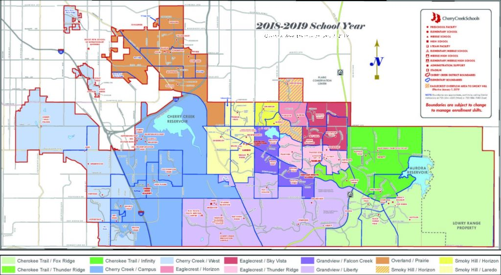 Cherry Creek School District Map  Cherry Creek Education Association